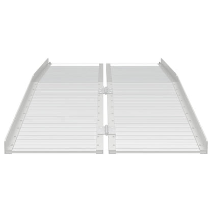 Ramp for Wheelchair 270 kg Silver 270 kg Aluminium