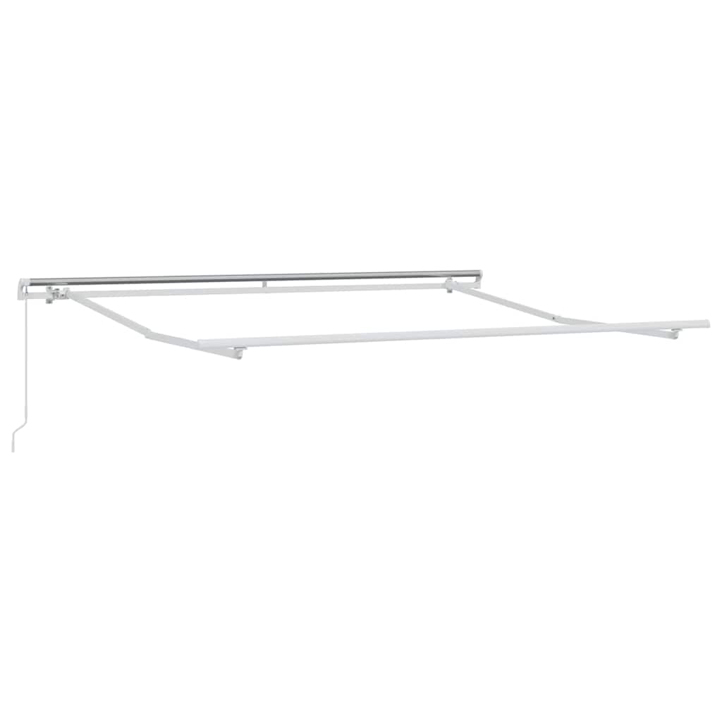 Retractable Awning Retractable Orange and Brown 350 x 250 cm