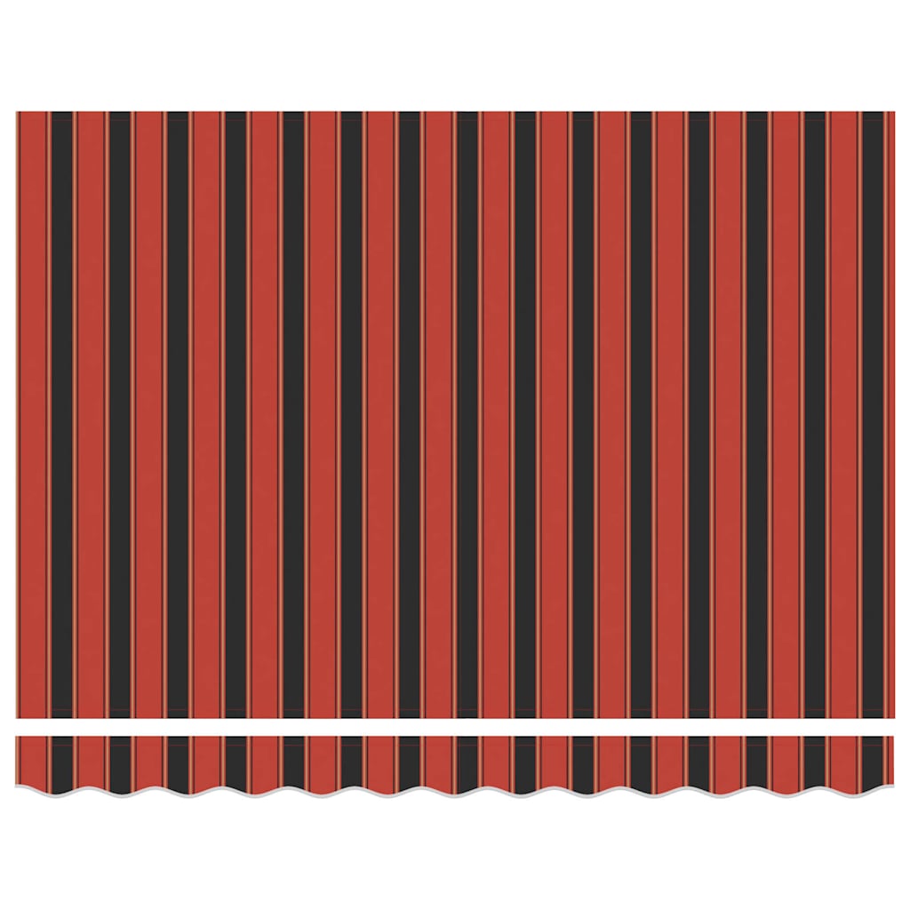 Retractable Awning Retractable Orange and Brown 350 x 250 cm