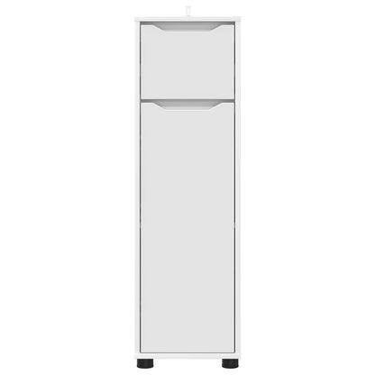 Bathroom Cabinet White 30.5 x 30 x 101 cm Engineered Wood