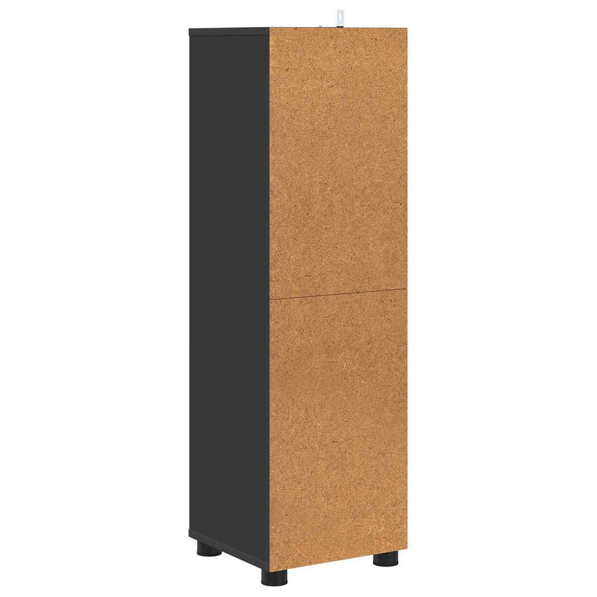 Bathroom Cabinet Black 30.5 x 30 x 101 cm Engineered Wood