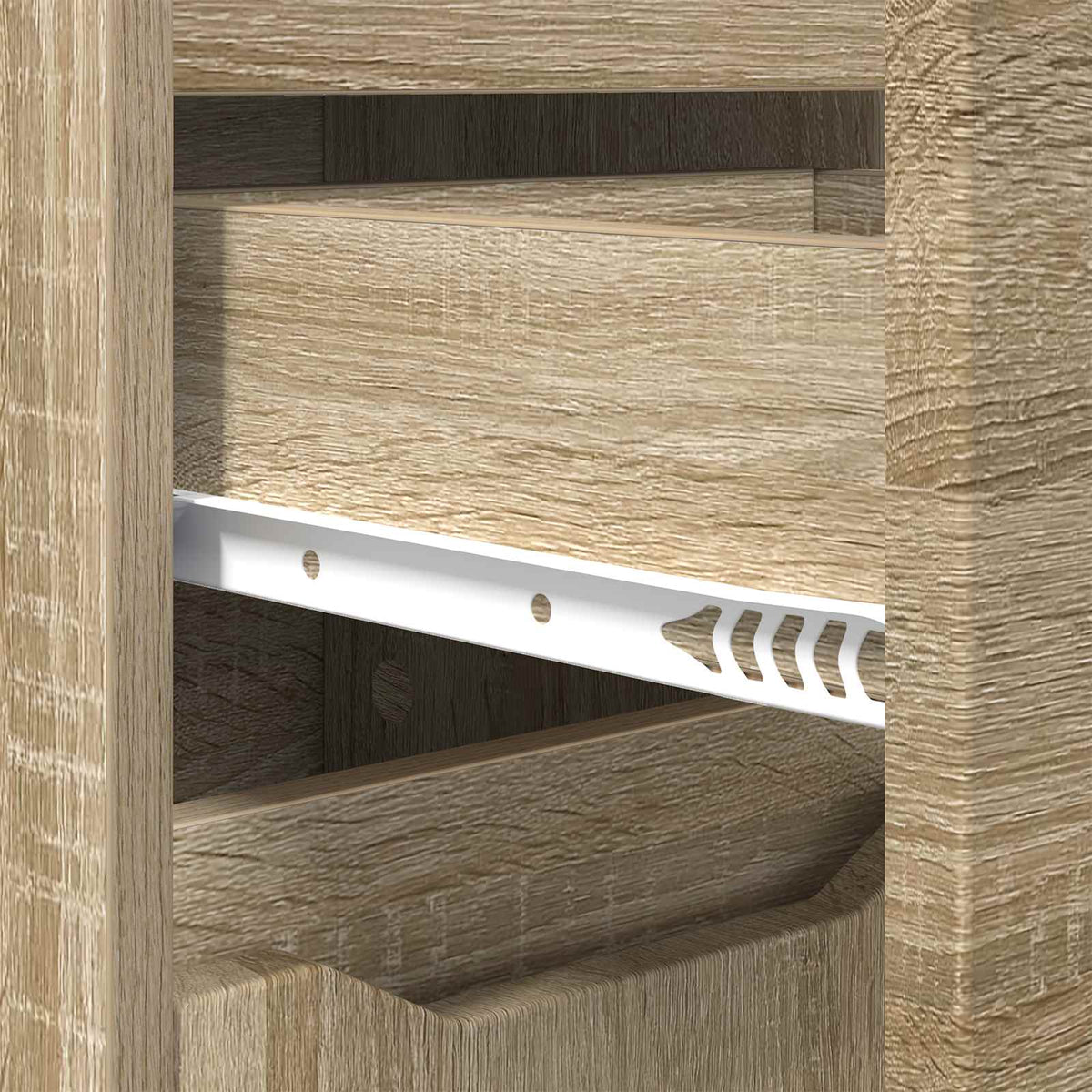 Bathroom Cabinet Sonoma Oak 30.5 x 30 x 101 cm Engineered Wood