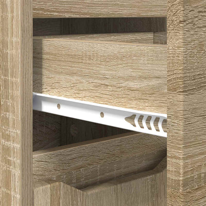 Bathroom Cabinet Sonoma Oak 30.5 x 30 x 101 cm Engineered Wood