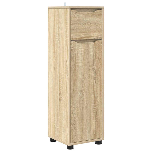 Bathroom Cabinet Sonoma Oak 30.5 x 30 x 101 cm Engineered Wood