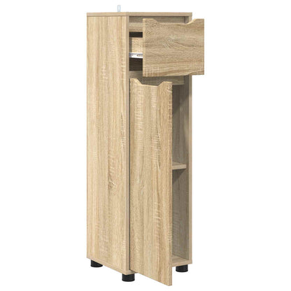 Bathroom Cabinet Sonoma Oak 30.5 x 30 x 101 cm Engineered Wood
