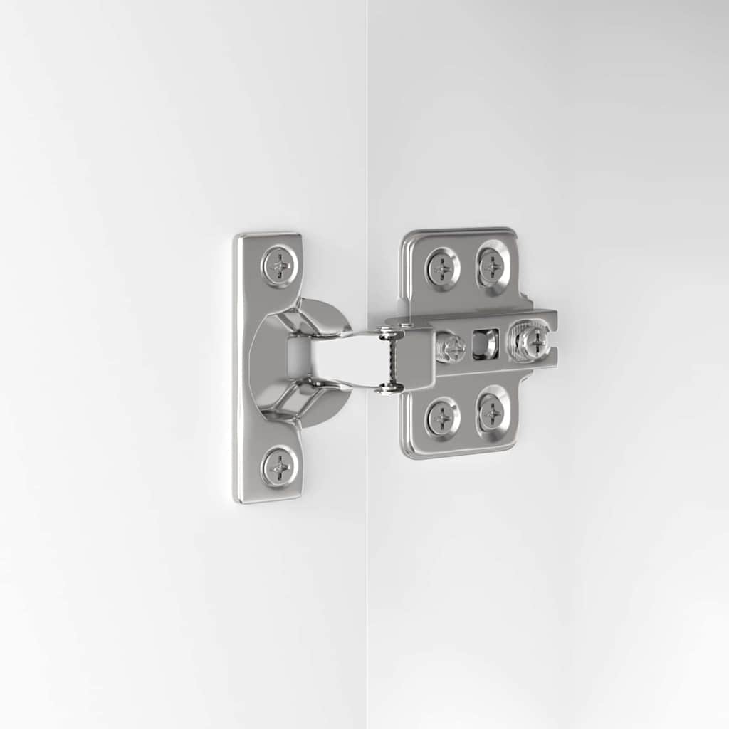 Bathroom Cabinet High Gloss White 30.5 x 30 x 101 cm