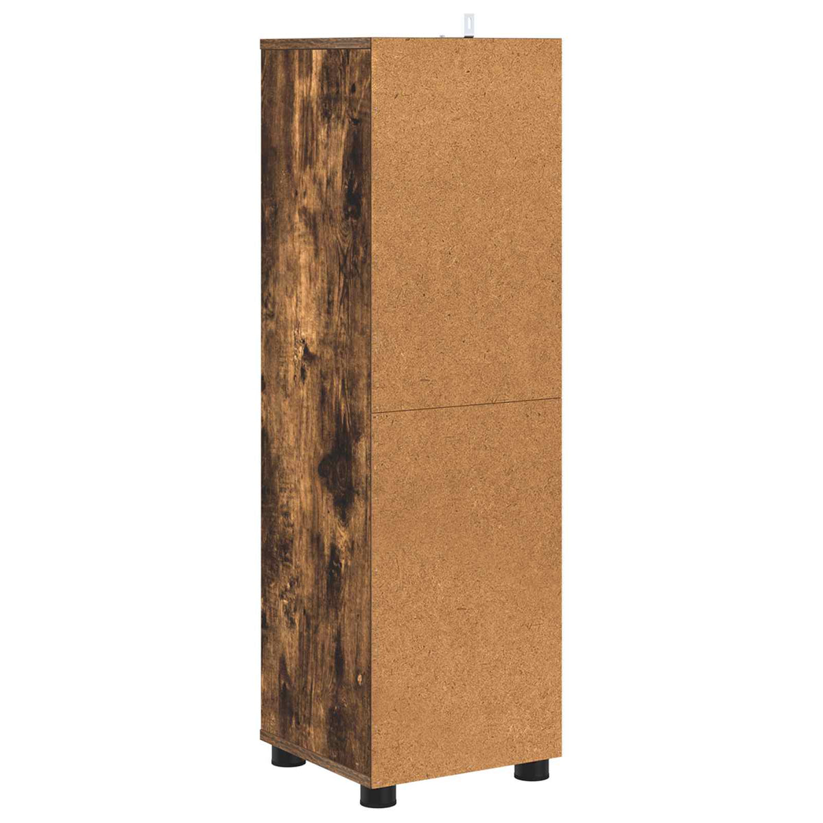 Bathroom Cabinet Smoked Oak 30.5 x 30 x 101 cm Engineered Wood