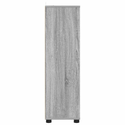 Bathroom Cabinet Grey Sonoma 30.5 x 30 x 101 cm Engineered Wood