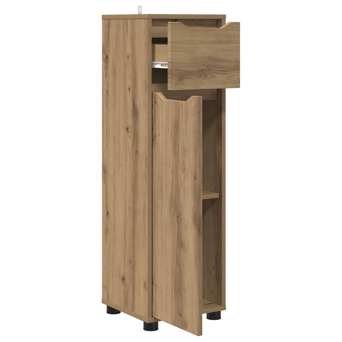 Bathroom Cabinet Artisan Oak 30.5 x 30 x 101 cm Engineered Wood