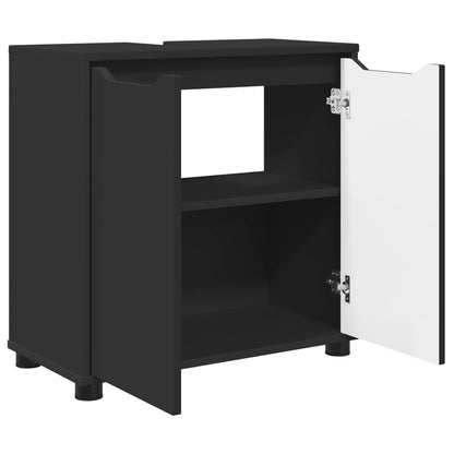 Bathroom Basin Cabinet Black 60 x 30 x 60 cm Engineered Wood