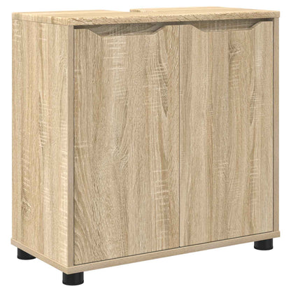 Bathroom Basin Cabinet Sonoma Oak 60 x 30 x 60 cm