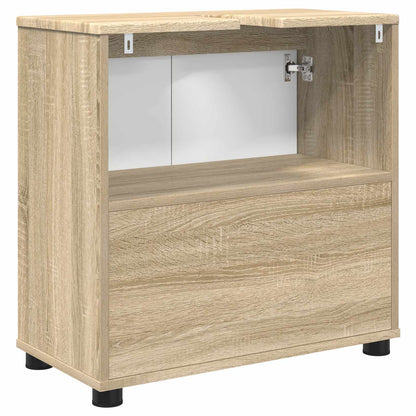 Bathroom Basin Cabinet Sonoma Oak 60 x 30 x 60 cm