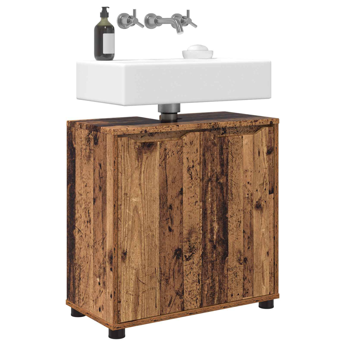 Bathroom Basin Cabinet Old Wood 60 x 30 x 60 cm Engineered Wood