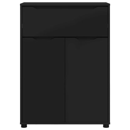 Bathroom Cabinet Black 72.5 x 36.5 x 100 cm Engineered Wood