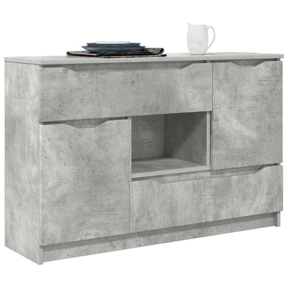 Sideboard Concrete Grey 100 x 30 x 65.6 Engineered Wood