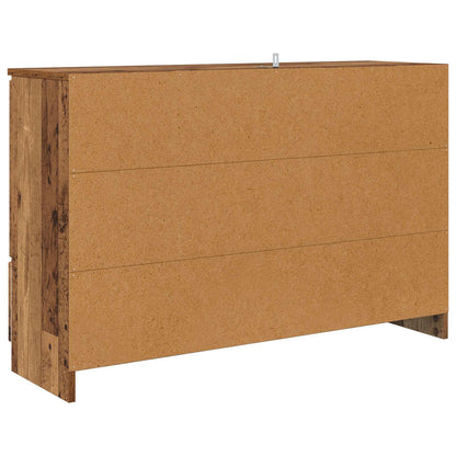 Sideboard with Drawer Old Wood 100 x 30 x 65.6 Engineered Wood