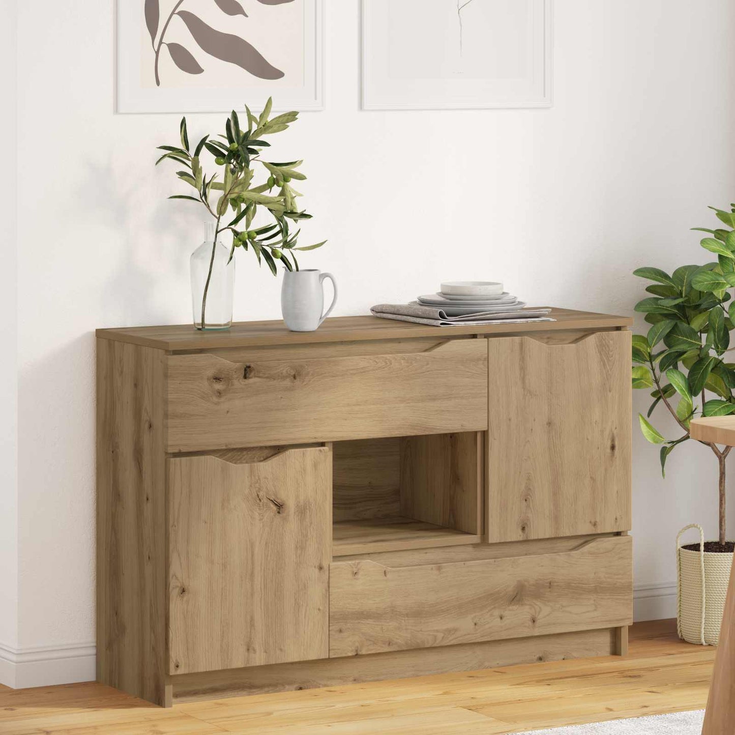 Sideboard Artisan Oak 100 x 30 x 65.6 Engineered Wood
