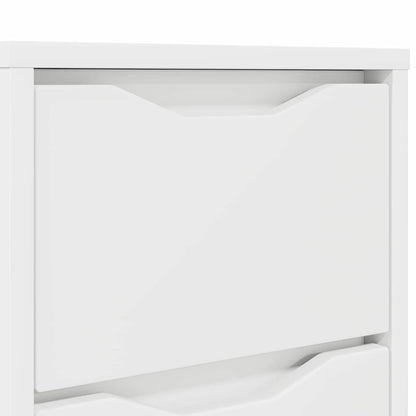 Bedside Tables 2 pcs White 30.5 x 30 x 43 cm Engineered Wood