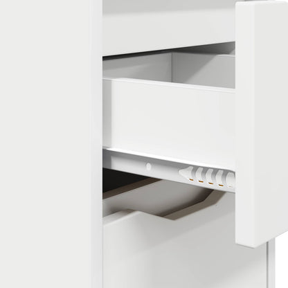 Bedside Tables 2 pcs White 30.5 x 30 x 43 cm Engineered Wood