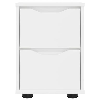 Bedside Tables 2 pcs White 30.5 x 30 x 43 cm Engineered Wood