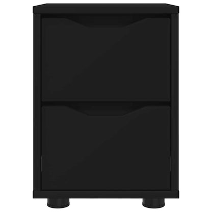 Bedside Tables 2 pcs Black 30.5 x 30 x 43 cm Engineered Wood