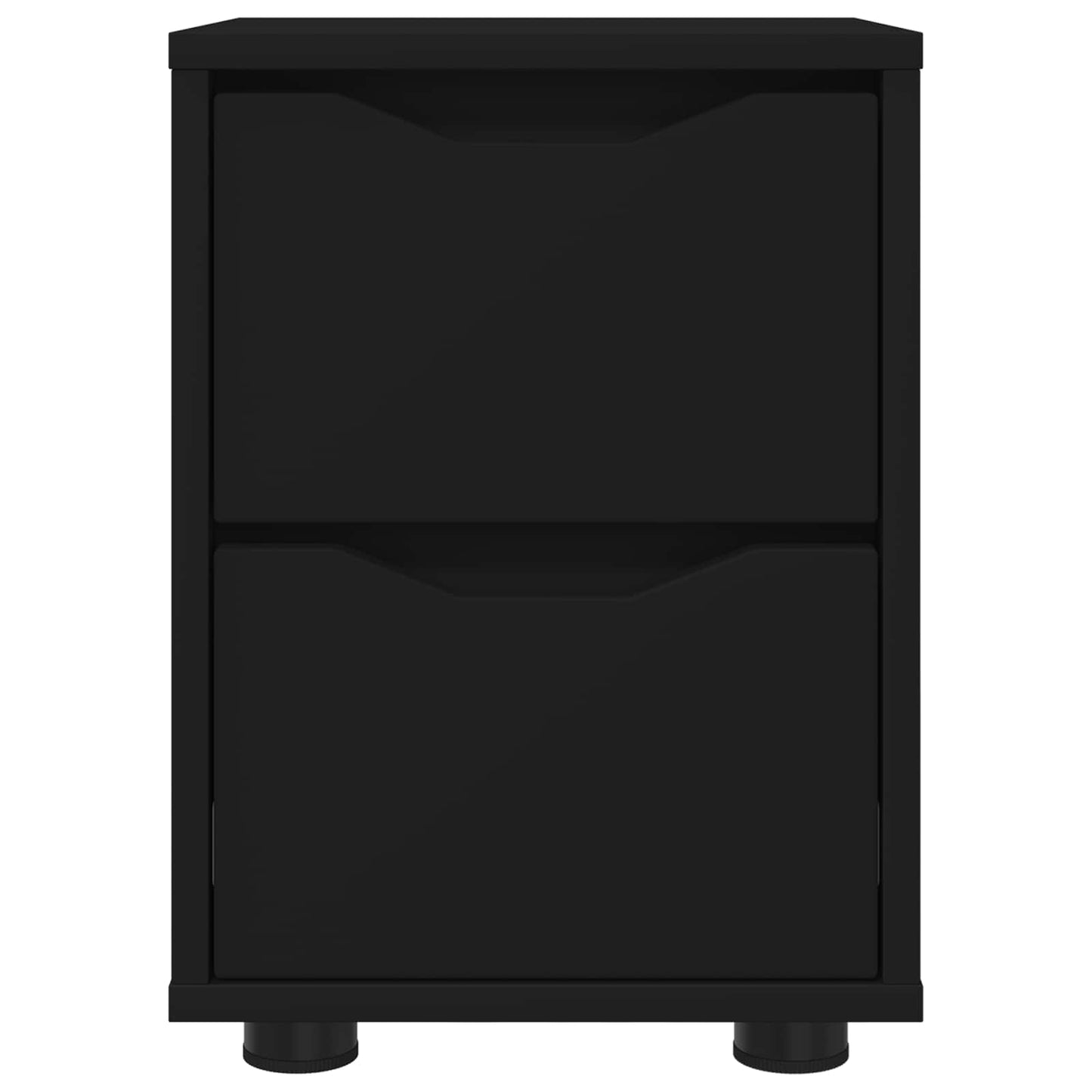 Bedside Tables 2 pcs Black 30.5 x 30 x 43 cm Engineered Wood