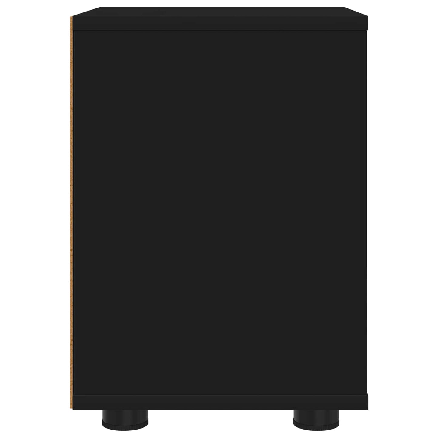 Bedside Tables 2 pcs Black 30.5 x 30 x 43 cm Engineered Wood