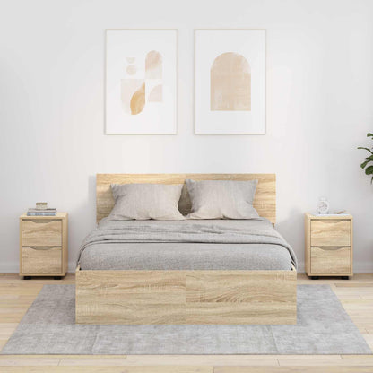 Bedside Tables 2 pcs Sonoma Oak 30.5 x 30 x 43 cm