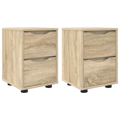 Bedside Tables 2 pcs Sonoma Oak 30.5 x 30 x 43 cm