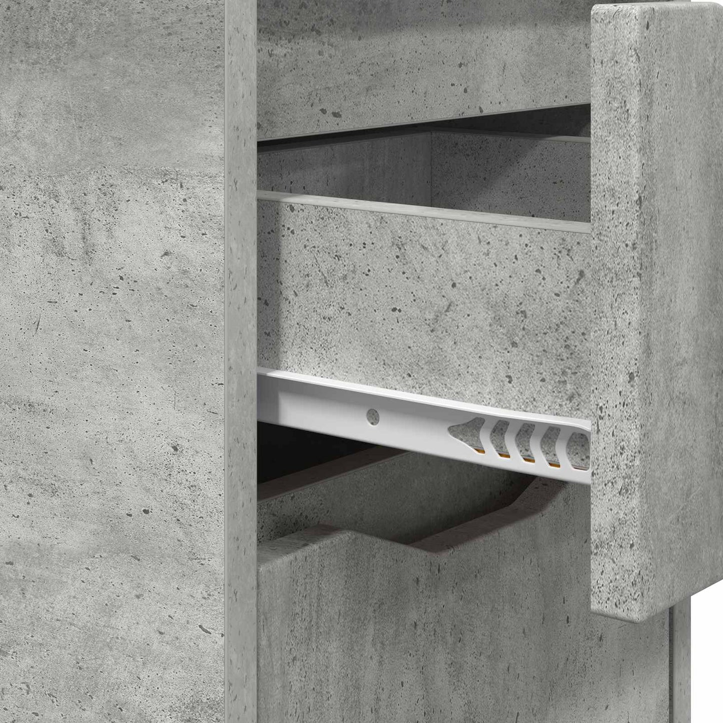 Bedside Tables 2 pcs Concrete Grey 30.5 x 30 x 43 cm