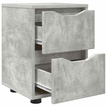 Bedside Tables 2 pcs Concrete Grey 30.5 x 30 x 43 cm