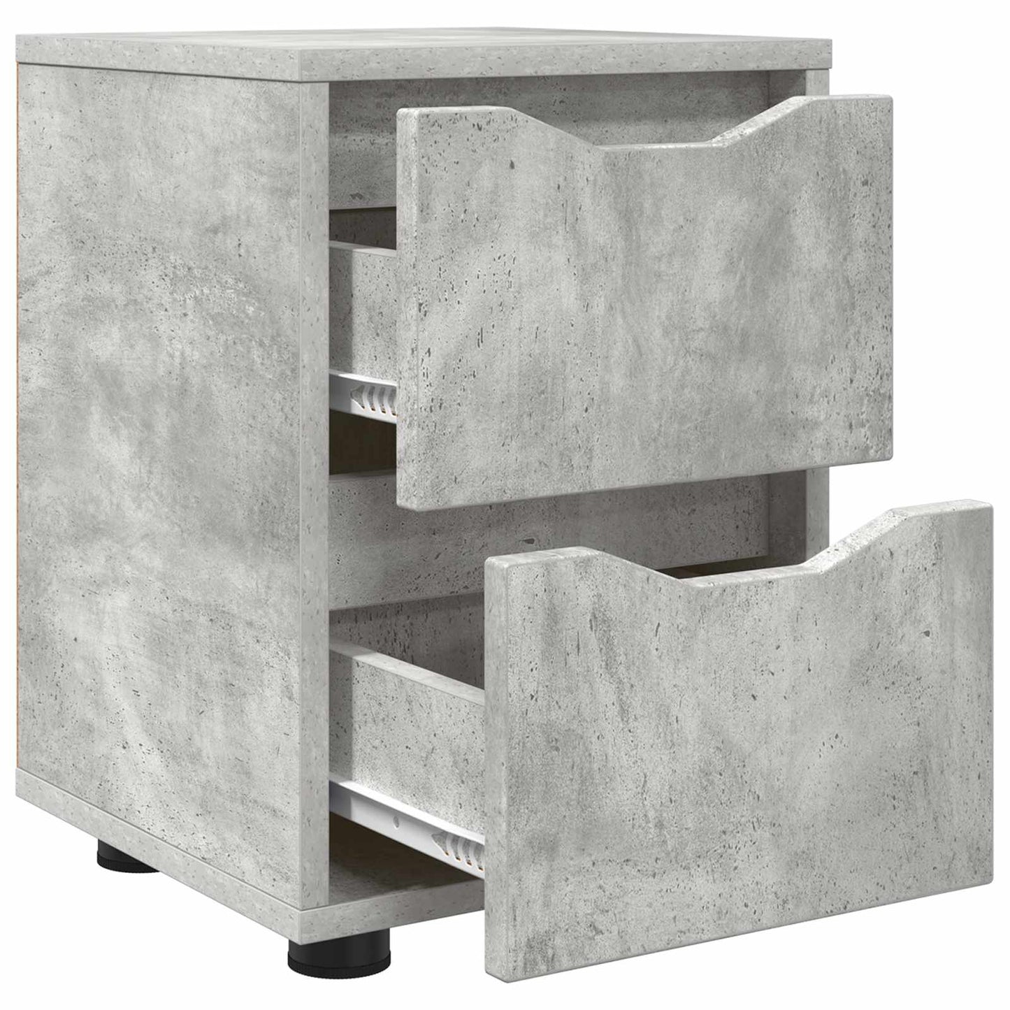 Bedside Tables 2 pcs Concrete Grey 30.5 x 30 x 43 cm
