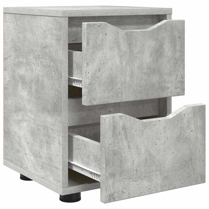 Bedside Tables 2 pcs Concrete Grey 30.5 x 30 x 43 cm