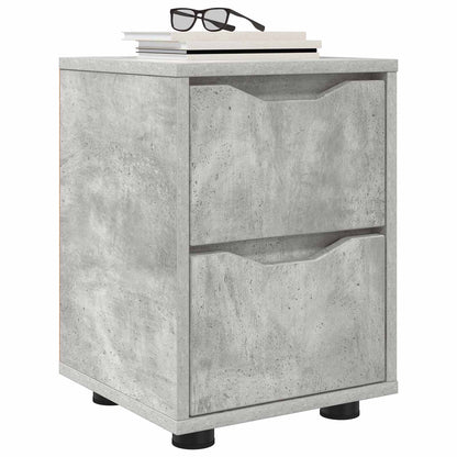 Bedside Tables 2 pcs Concrete Grey 30.5 x 30 x 43 cm