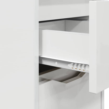 Bedside Tables 2 pcs High Gloss White 30.5 x 30 x 43 cm