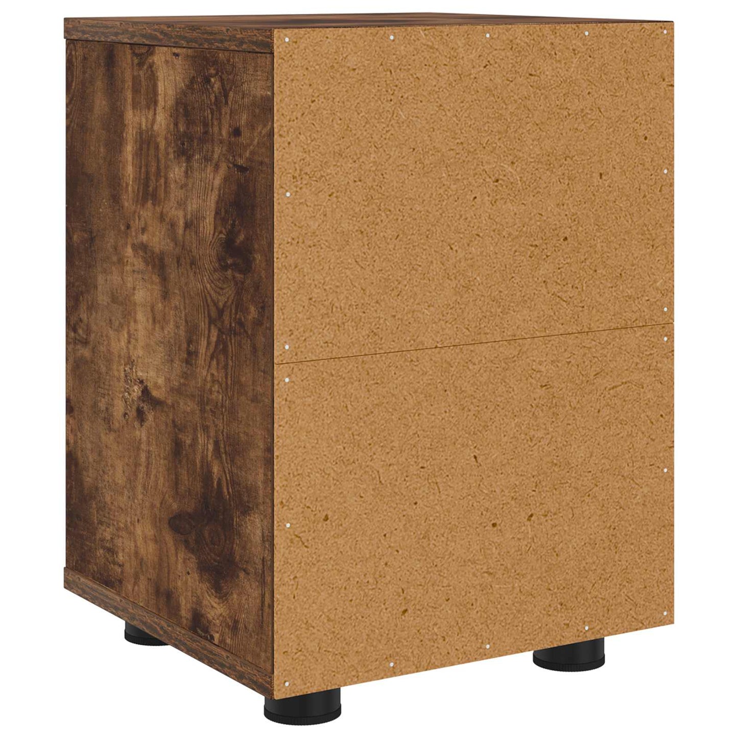 Bedside Table Smoked Oak 30.5 x 30 x 43 cm Engineered Wood