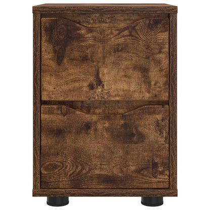 Bedside Tables 2 pcs Smoked Oak 30.5 x 30 x 43 cm