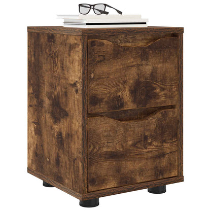 Bedside Tables 2 pcs Smoked Oak 30.5 x 30 x 43 cm