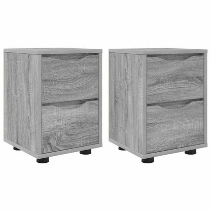 Bedside Tables 2 pcs Grey Sonoma 30.5 x 30 x 43 cm