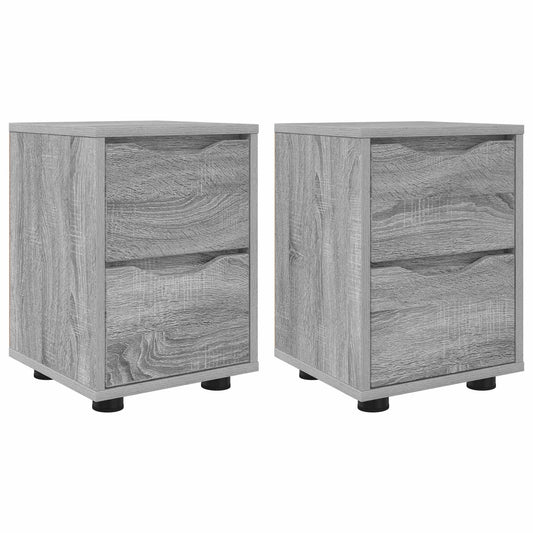 Bedside Tables 2 pcs Grey Sonoma 30.5 x 30 x 43 cm
