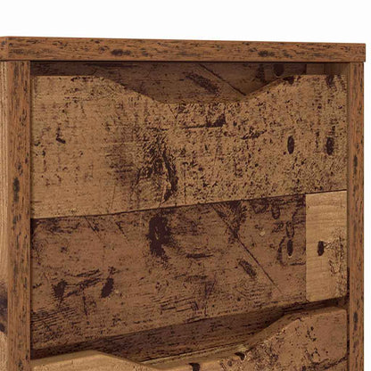 Bedside Table Old Wood 30.5 x 30 x 43 cm Engineered Wood