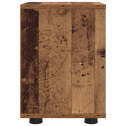 Bedside Table Old Wood 30.5 x 30 x 43 cm Engineered Wood