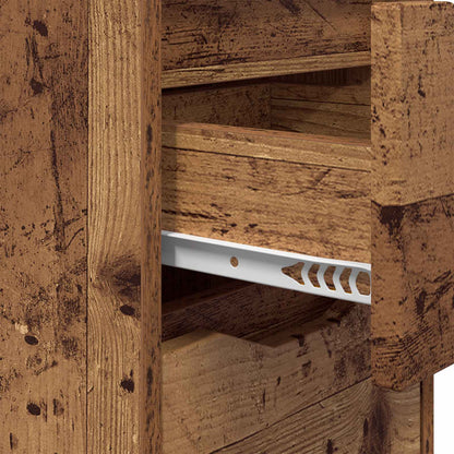 Bedside Tables 2 pcs Old Wood 30.5 x 30 x 43 cm Engineered Wood