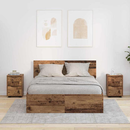 Bedside Tables 2 pcs Old Wood 30.5 x 30 x 43 cm Engineered Wood