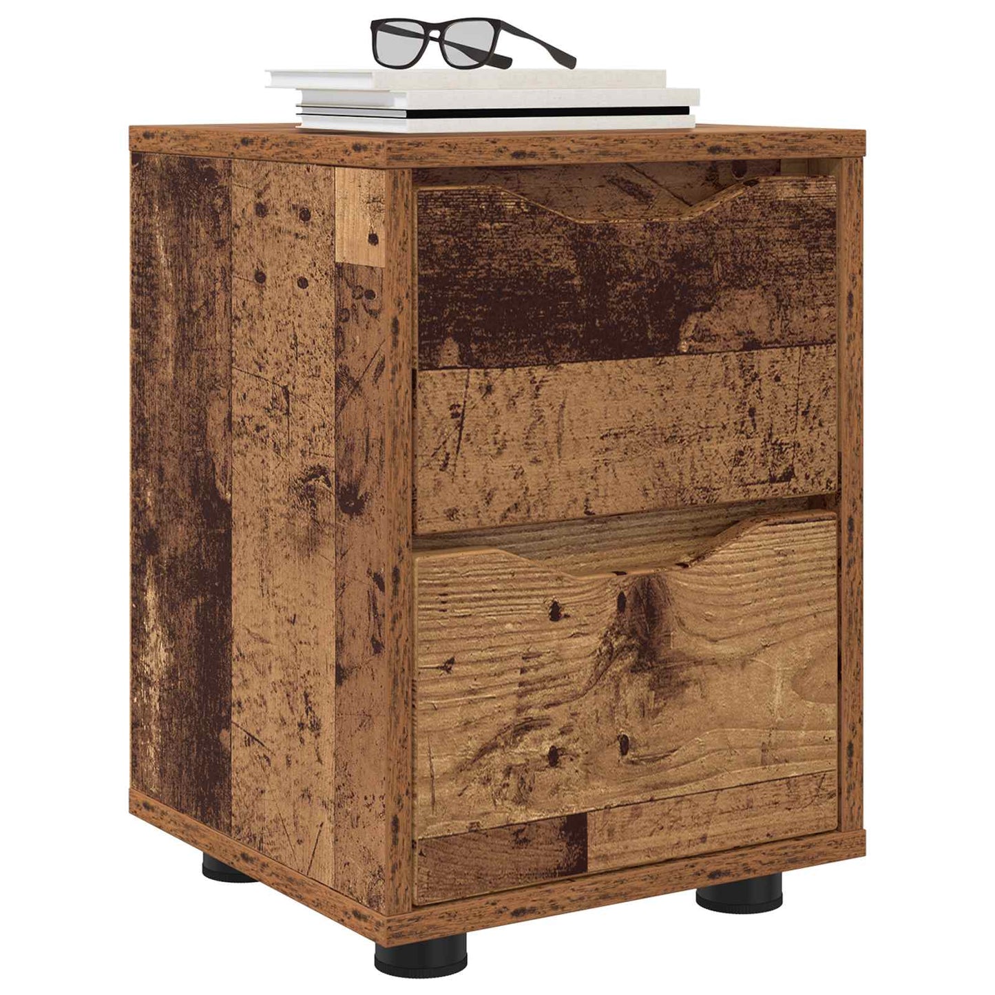 Bedside Tables 2 pcs Old Wood 30.5 x 30 x 43 cm Engineered Wood