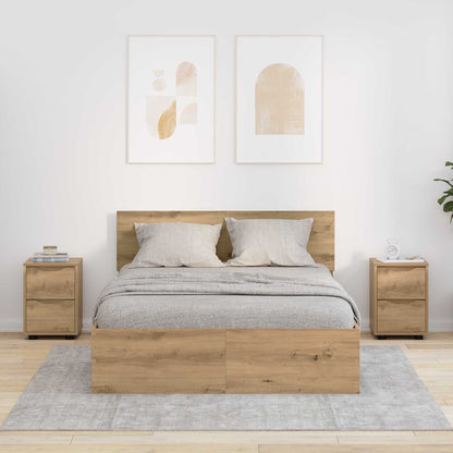 Bedside Tables 2 pcs Artisan Oak 30.5 x 30 x 43 cm