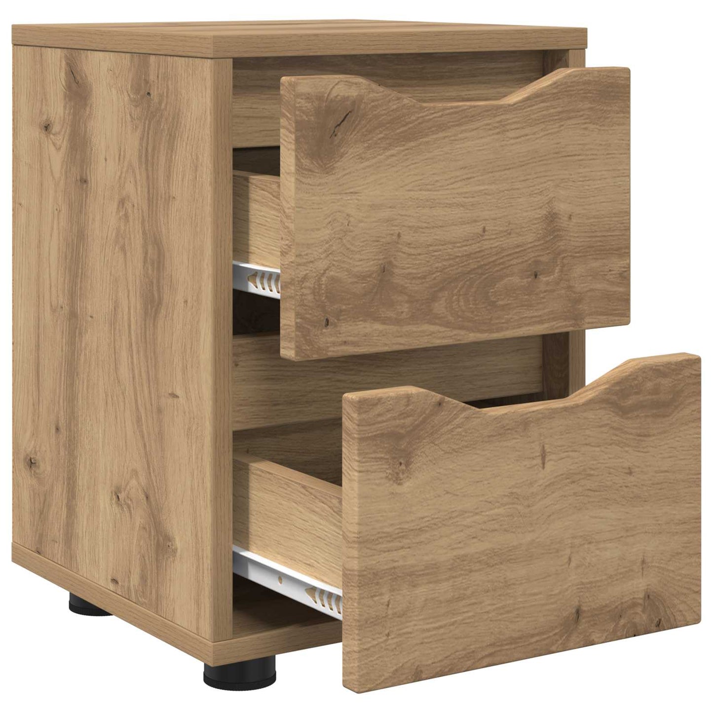 Bedside Tables 2 pcs Artisan Oak 30.5 x 30 x 43 cm