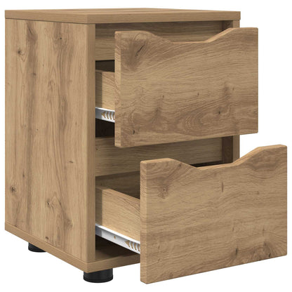 Bedside Tables 2 pcs Artisan Oak 30.5 x 30 x 43 cm