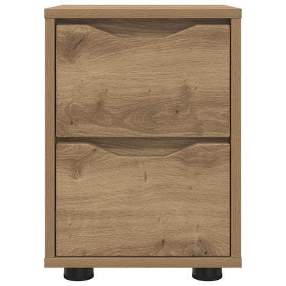 Bedside Tables 2 pcs Artisan Oak 30.5 x 30 x 43 cm