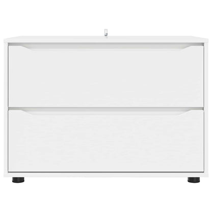 Storage Cabinet 80 x 48 x 57 cm Engineered Wood White